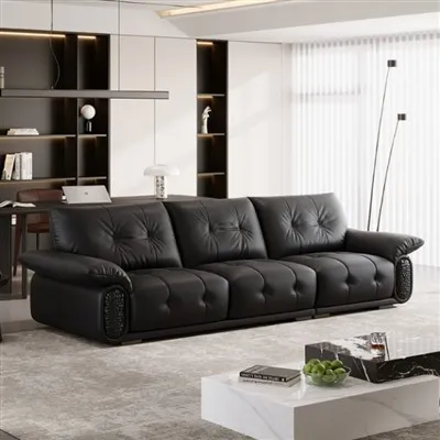 কালো সোফা